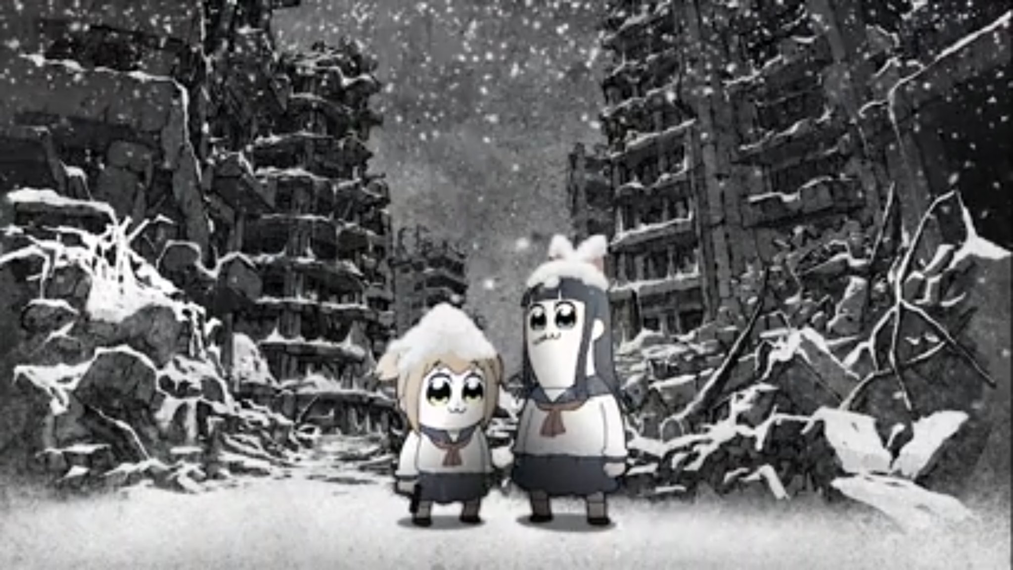 画像 今回一番思ったのは あのポスターの絵は本編内のだったんだなぁやっぱということですかね ポプテピピック T Co 3zv9tpnwxe まとめダネ