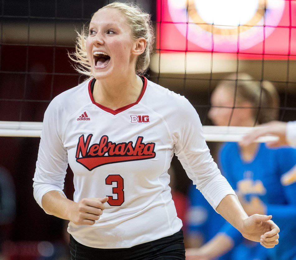 lrepp33's tweet photo. Kelly Hunter, Husker volleyball. #Hunter4Sullivan #GBR #B1G https://t.co/9s1m7p3K0v