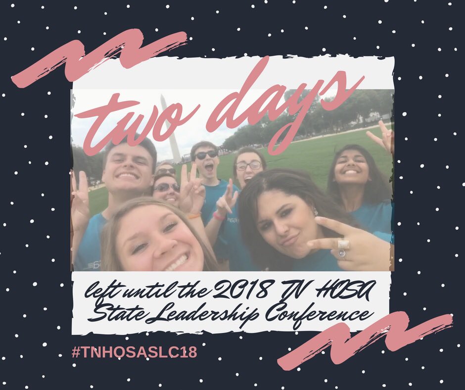 tnhosa's tweet photo. Since there’s only 2 days until state, here’s 2 reasons to get excited!✌🏼 

1. HOSA dance is going to be hype🎉
2. the fish at the aquarium are waiting for you guys🐟
#TNHOSASLC18 https://t.co/4krTB5VHiw