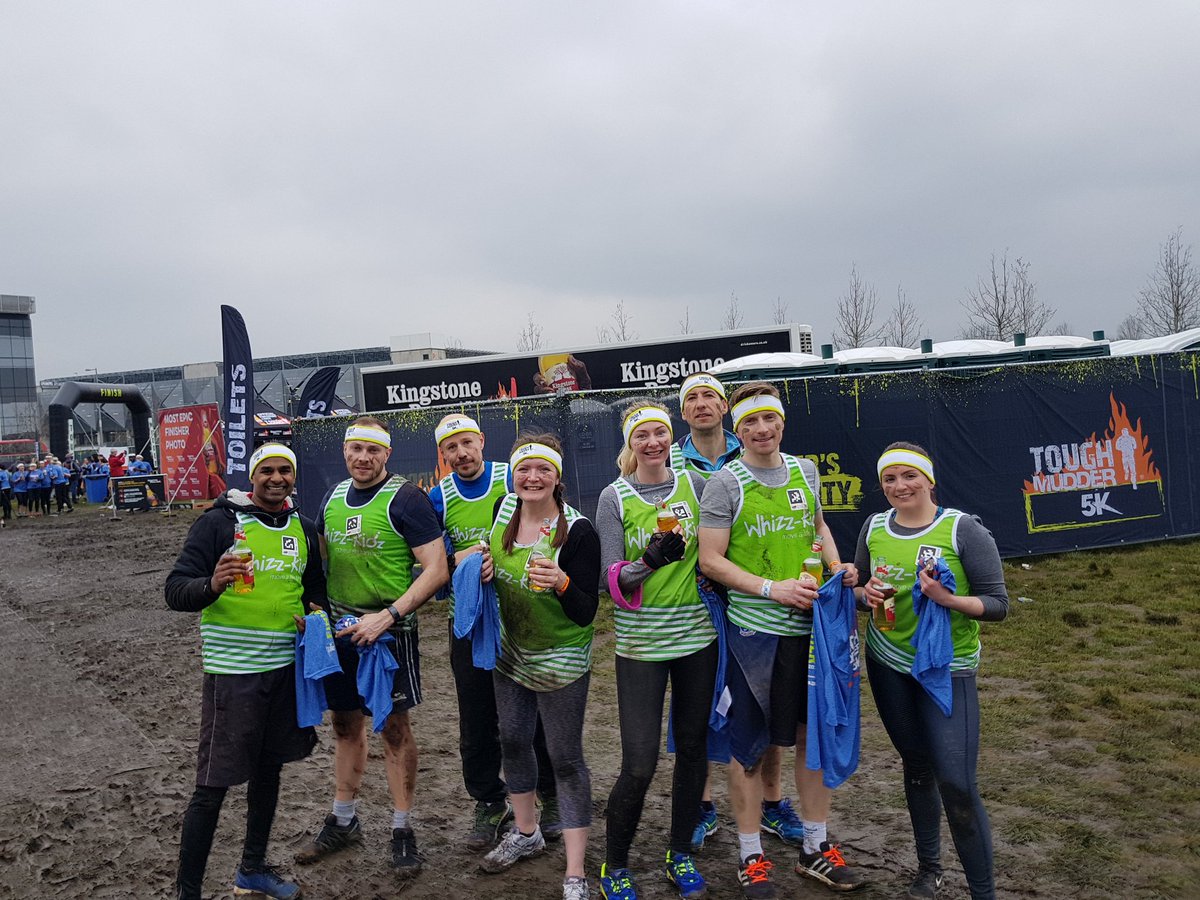 HazelSBurns1's tweet photo. So we did it!! The page is still open for donations! https://t.co/kdO5MldRiI
#toughmudder #work4kronos #whizzkidz https://t.co/BlEQzaLvdN
