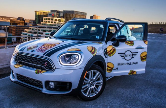 Win a ride in the #MINIBurger to your favourite #HFXBurgerWeek restaurant! Snap a pic &amp; tag it with #BurgerValet on Instagram or Twitter. <a href="/MINICanada/">MINI Canada</a>