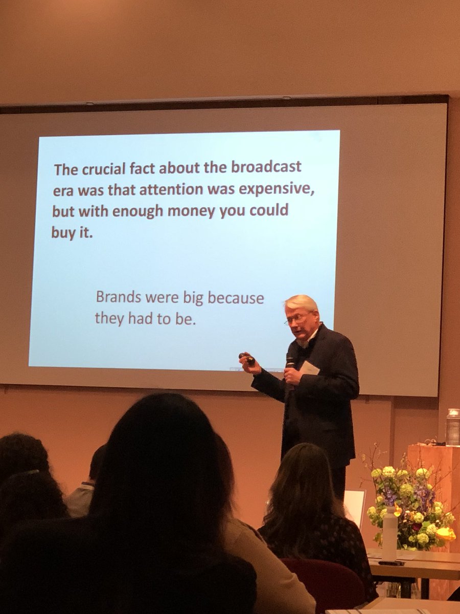 RaVoKue's tweet photo. John Deighton from @Harvard wrapping it up! We are all players and the internet and our digital world is driven by play #2018IMRC https://t.co/bZba7mhE7G