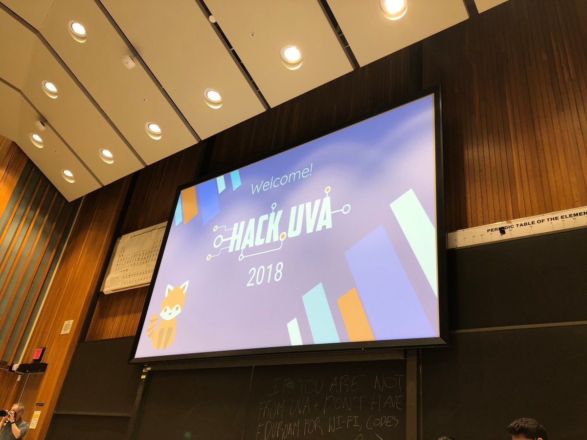 MLHacks's tweet photo. Opening Ceremonies starting at #HackUVA this weekend! So excited so see so many hackers at the event! @HackersatUVA https://t.co/OFASlqzWOS