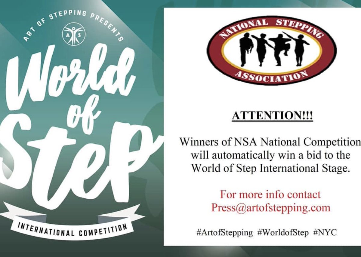 Let's go! #nsastepchampionships #nsastep  Winners Are moving on the World of Step!