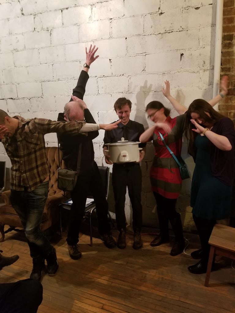 "One more. My son was worried I was going to dab." - Michael MacLean #NTOSlowCooker