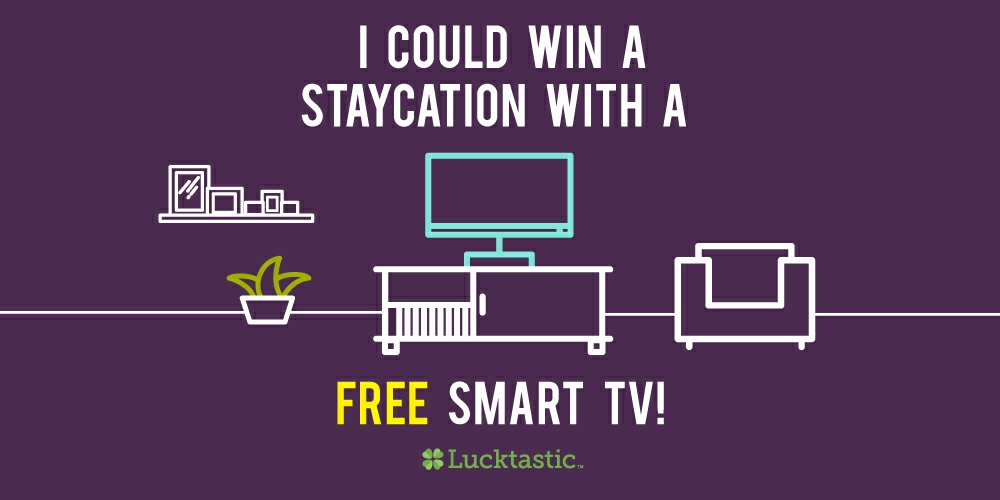 nallybrian5's tweet image. I could win a Staycation with a FREE Smart TV! lucktastic.com/twShareFunnel