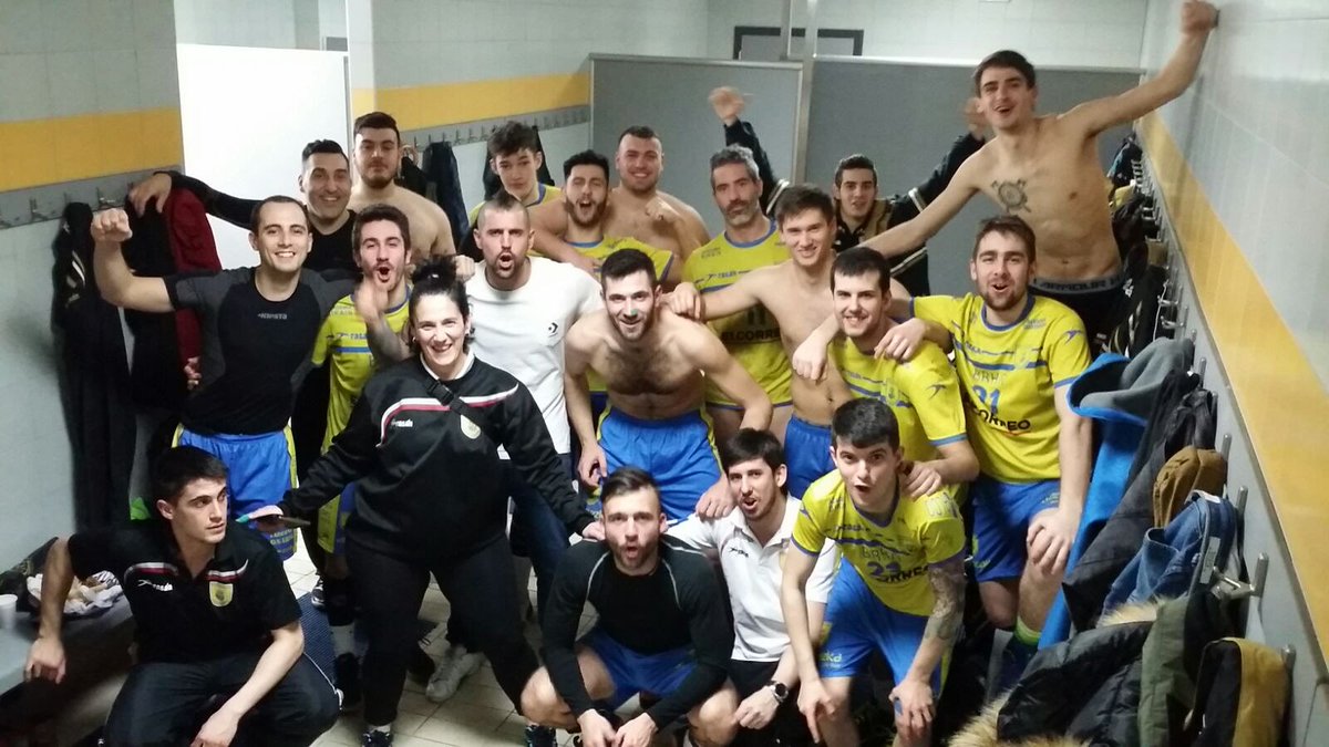 CBBarakaldo's tweet photo. Victoria del equipo de Primera Nacional contra el Egia (28-27) 

Resultado patrocinado por #Nacex y @LArrandi

#juntosSomosMasFuertes https://t.co/IfZolFQCSH