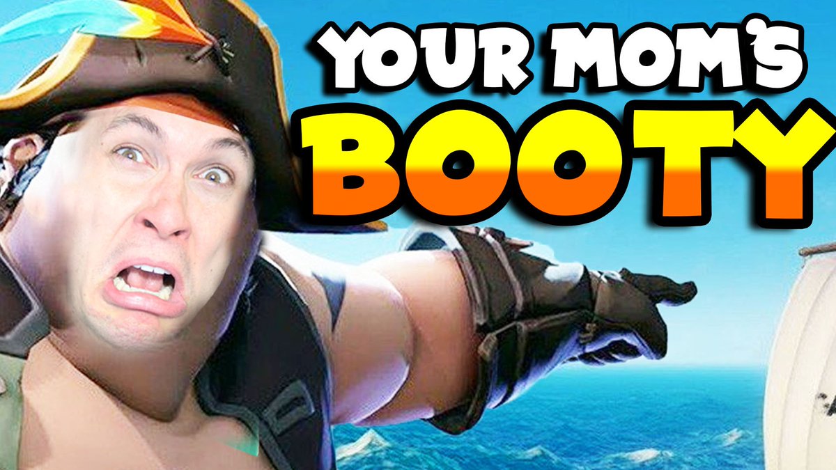 TobyTurner's tweet photo. The Quest for YOUR MOM'S BOOTY
https://t.co/0PlDxmPOyl
#SeaofThieves #TobyGames https://t.co/rRJpOulNcX