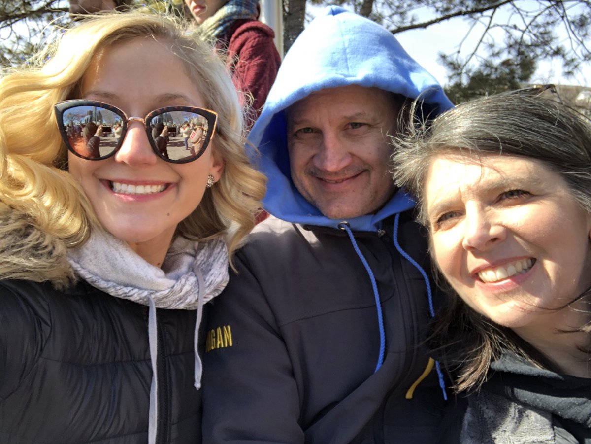 #PeopleCenteredMarch #neveragain #enough Marching in Detroit with people I love to bring attention to the need to protect children not guns.