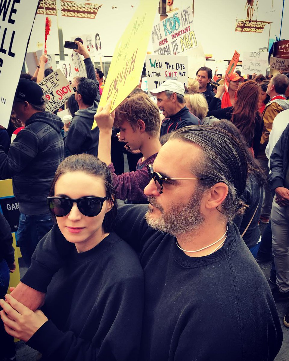 John Sant On Twitter Joaquin Phoenix And Rooney Mara At The