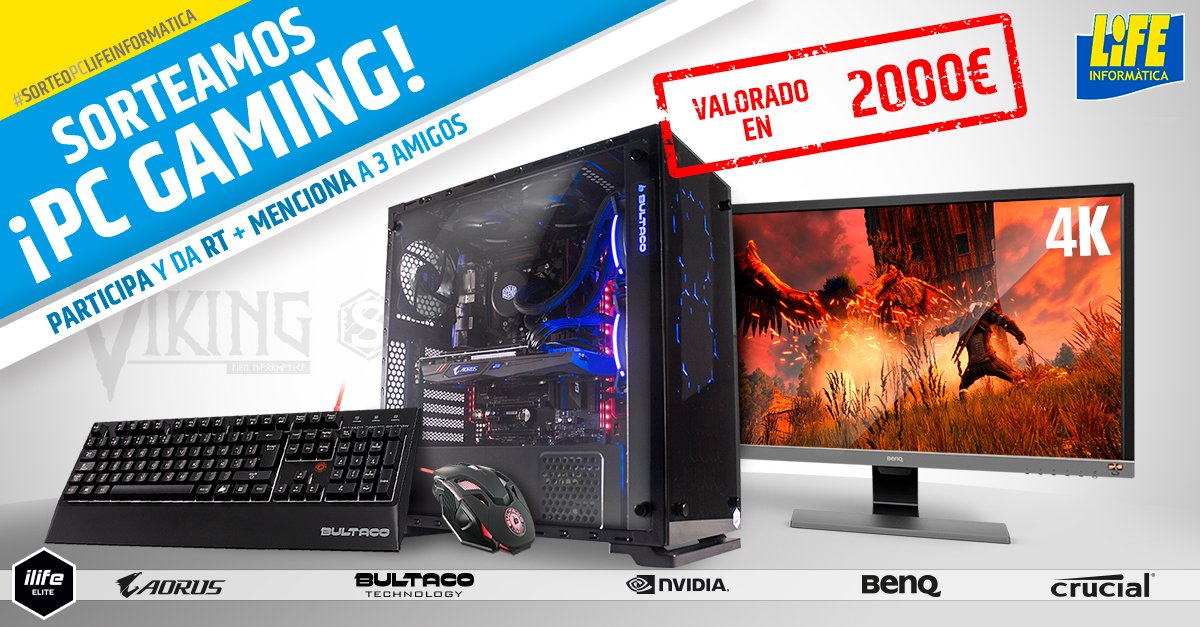 lifeinformatica's tweet photo. ¡¡ Menos de 24h y finaliza el #sorteo de un #PCGaming completo (valorado en 2000€) !! »
https://t.co/fCvR2FpNe5 #SorteoPCLifeInformatica https://t.co/oeANIbfgoa