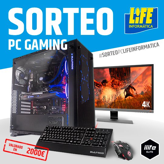 lifeinformatica's tweet photo. ¡¡ Empieza la cuenta atrás para que finalice el #sorteo de un #PCGaming completo (valorado en 2000€) !! »
https://t.co/fCvR2FpNe5 #SorteoPCLifeInformatica https://t.co/oX2HXqT3FA