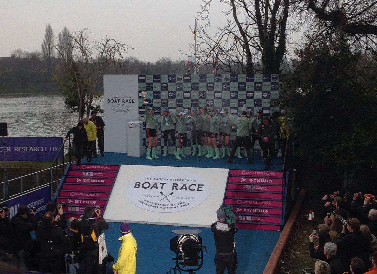 Congratulations to <a href="/cuwbc/">Ls uo cuwbc</a>, the winners of the women's @theboatraces 2018! #TheBoatRace2018