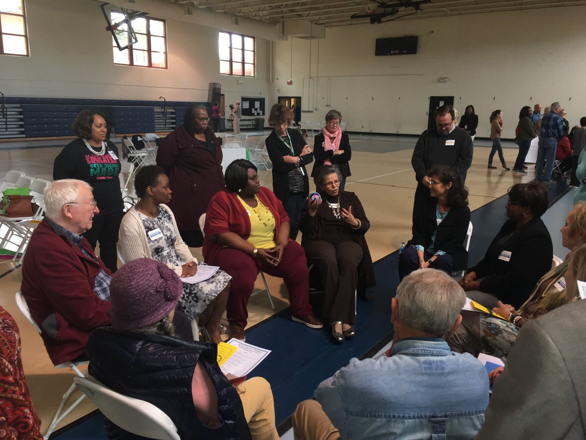 ccsd_S3's tweet photo. Community Building Circles in action! #WeAreDAP https://t.co/ubjAru5Mhr