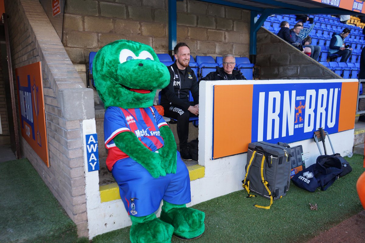 Pictures of the new mascot, who is a loch Ness monster