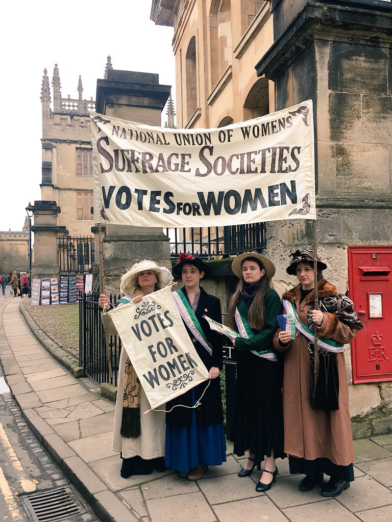 Inspiring suffragette event today for the @oxfordlitfest with brilliant authors @sheenawriter, @Sally_Nicholls, @ManonBradley and real life suffragettes! #welldone #SisterSuffragette