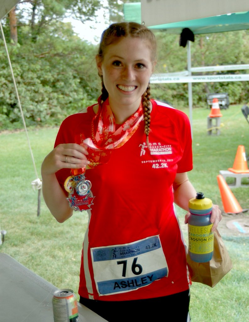 RunQCM's tweet photo. Be like Ashley. Take the #ScribblyChallenge at the @GMSlivingwell @RunQCM Sept. 7-9 - 2 races, 3 medals, twice the bragging rights! Or #ScribblyCubed - 3 races, 4 medals! Learn how at https://t.co/xGh263EagK - Register now at https://t.co/ktaTzuJA4l #QCM2018 #medals #bling https://t.co/WQECU1WguM