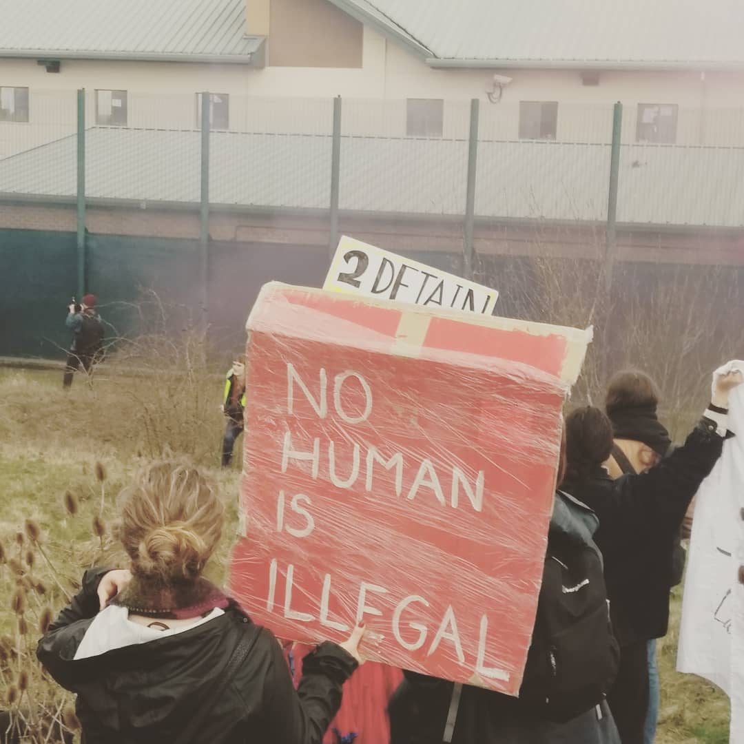 Immigration #detention is an abhorrent system that must - and will - be defeated. Today's protest in support of the #YarlsWood hunger strikers was another important step.  But the pressure must be kept up! #HungerForFreedom #Time4aTimeLimit