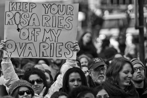 Keep your rosaries out of my ovaries! #czarnypiatek