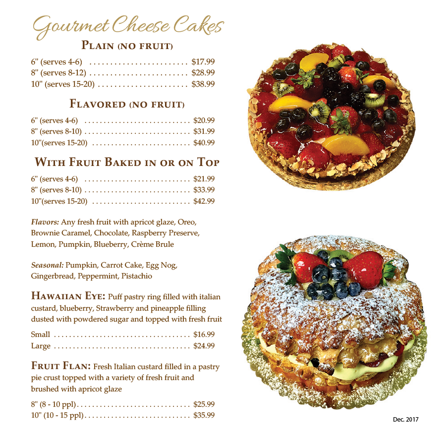 Interested in mixing things up a bit? 

Stop by any of our locations and pick up one of our gourmet #cheesecakes.

bit.ly/2GMdEBT