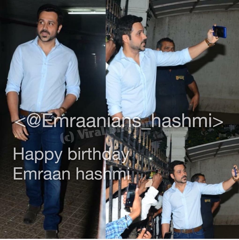  meet his fans who has gathred for his birthday ll Happy birthday emraan hashmi 