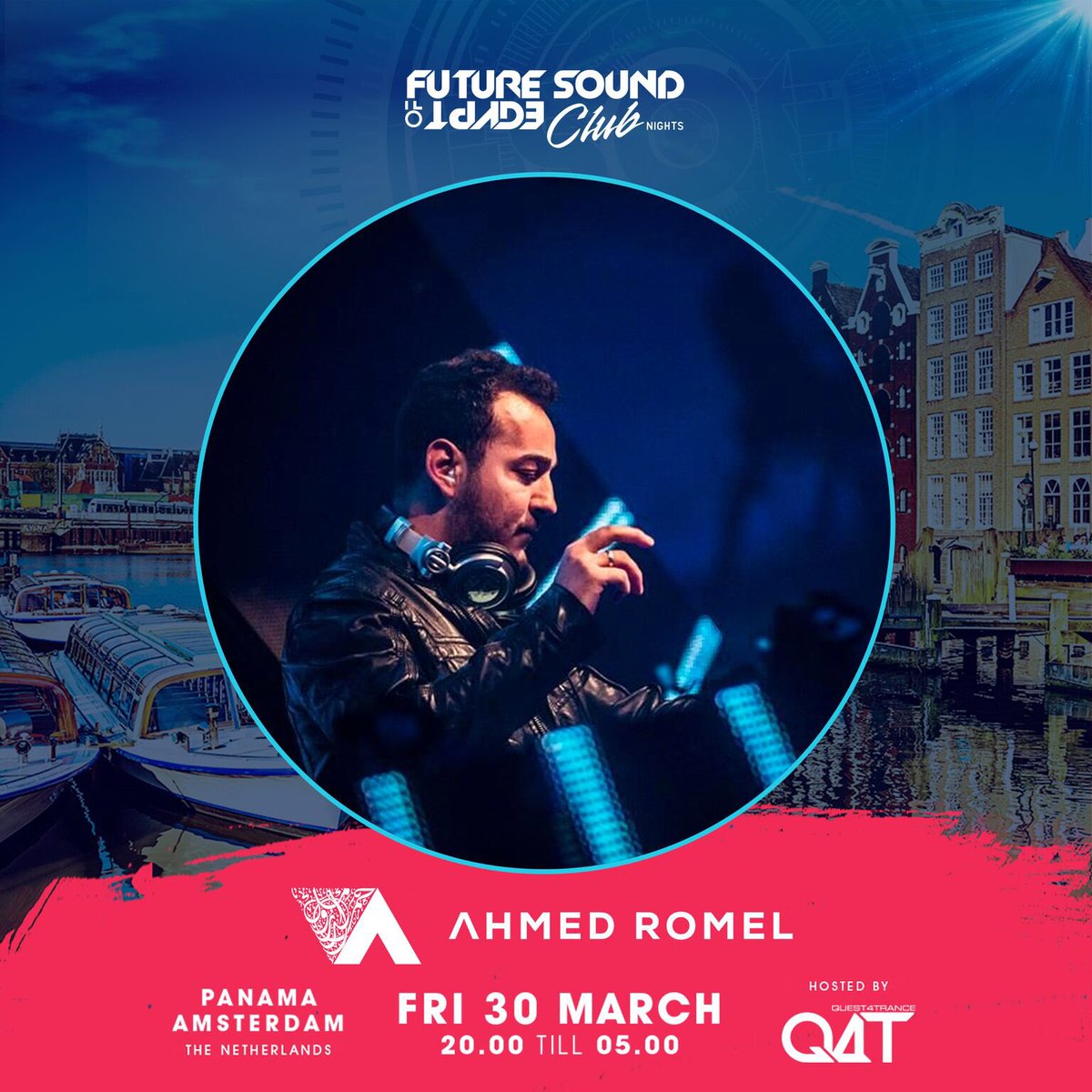 AhmedRomel's tweet photo. NEXT WEEK!!
See you all at Panama Amsterdam for the #FSOEWeekender with @Quest4Trance https://t.co/yhxm73ouu3