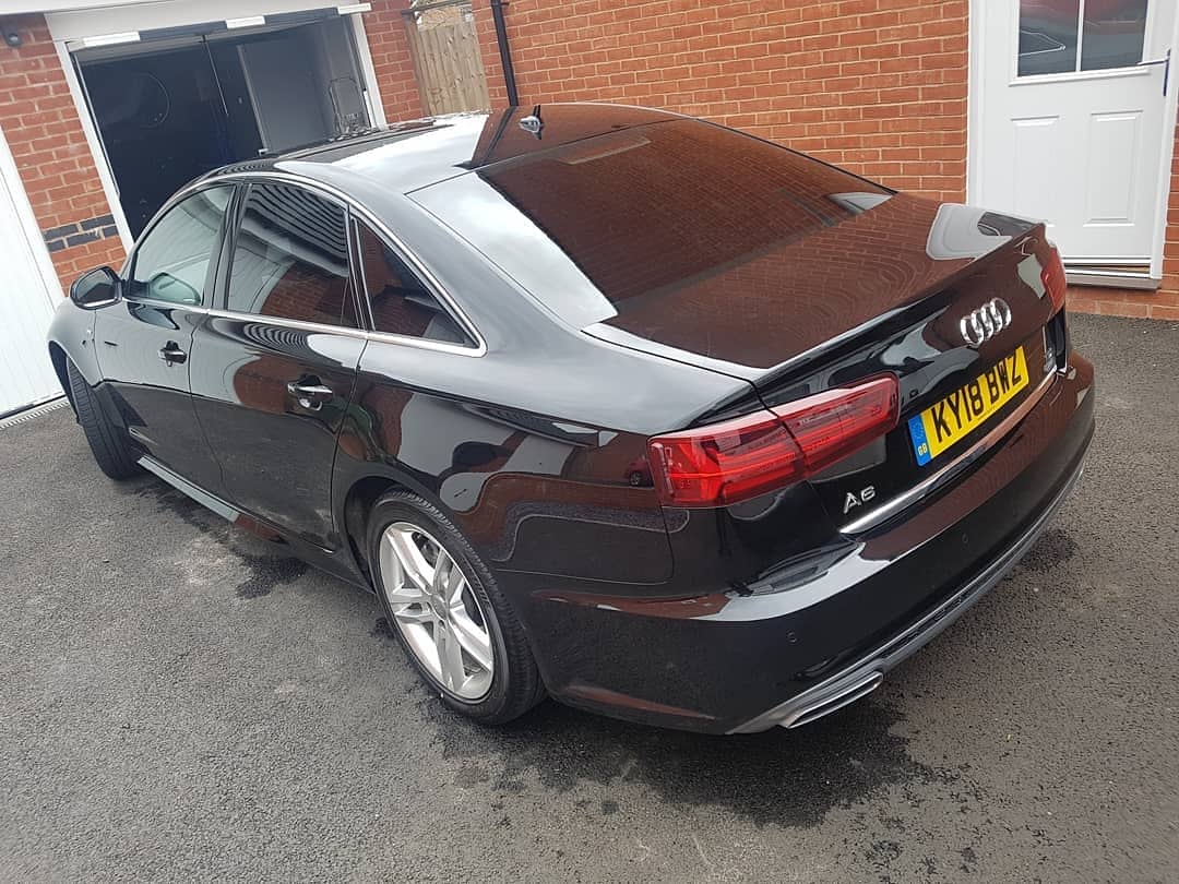 TheCarSpa's tweet photo. Stunning brand new, fresh out the wrapper Audi A6 S line for three quarter tinted windows today and a classic BMW M Sport estate for tail light tints. #tints #tinting #windowtinting #windowtints #lighttints #spivision #audi #a6 #s6 #bmw https://t.co/y0jlvJ89cB