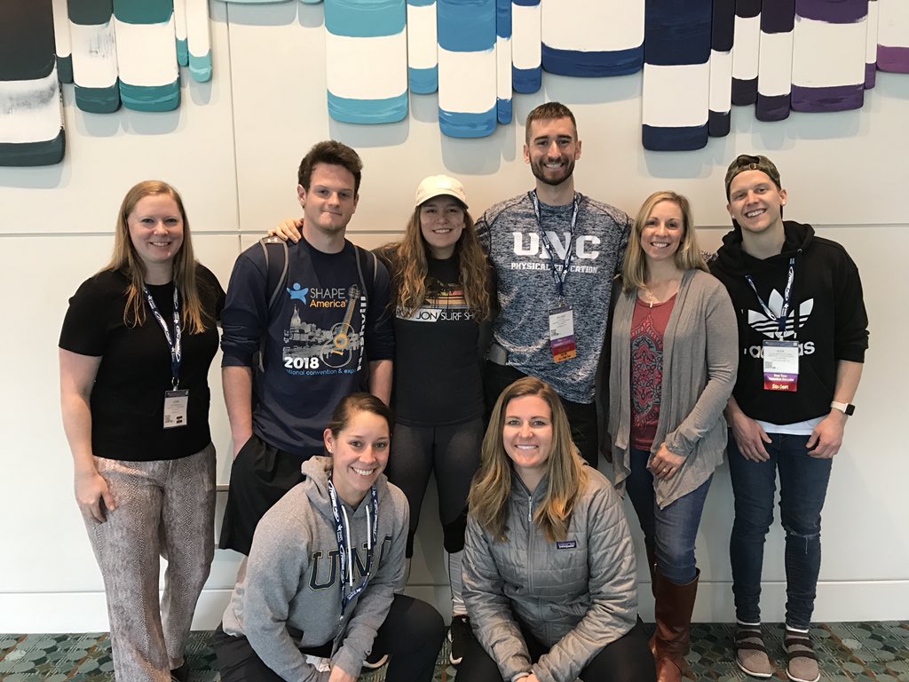 Such an amazing week at #SHAPENashville with my fellow #UNCBears. I’m already so excited for #SHAPETampa @SHAPE_America 
#UNCPhysEd #physicaleducation #50MillionStrong