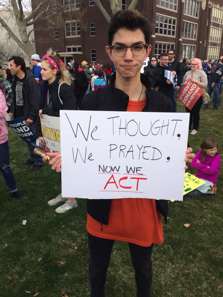 Dr_Zil_White's tweet photo. βWe are not the future, we are the nowβ. #MarchForOurLives #MarchForOurLivesSLC #ThoughtsPrayersActionsChange https://t.co/uooEEvahP8