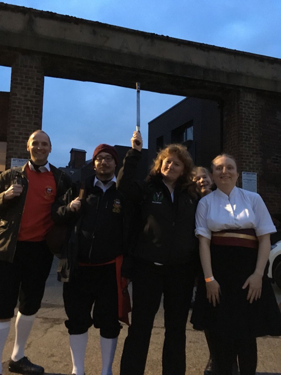 So we left the swords behind and negotiated a Sallyport sword... #DERT2018