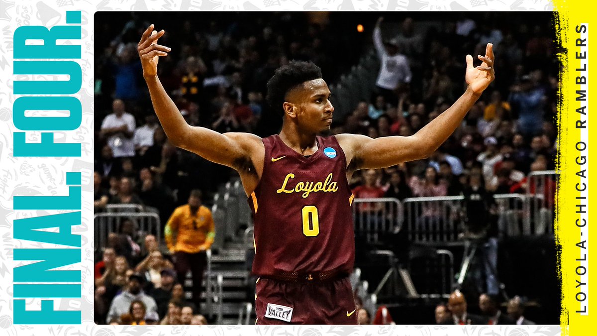 SportsCenter's tweet photo. This year's Cinderella is Final Four bound! https://t.co/DjGNtDVpZA