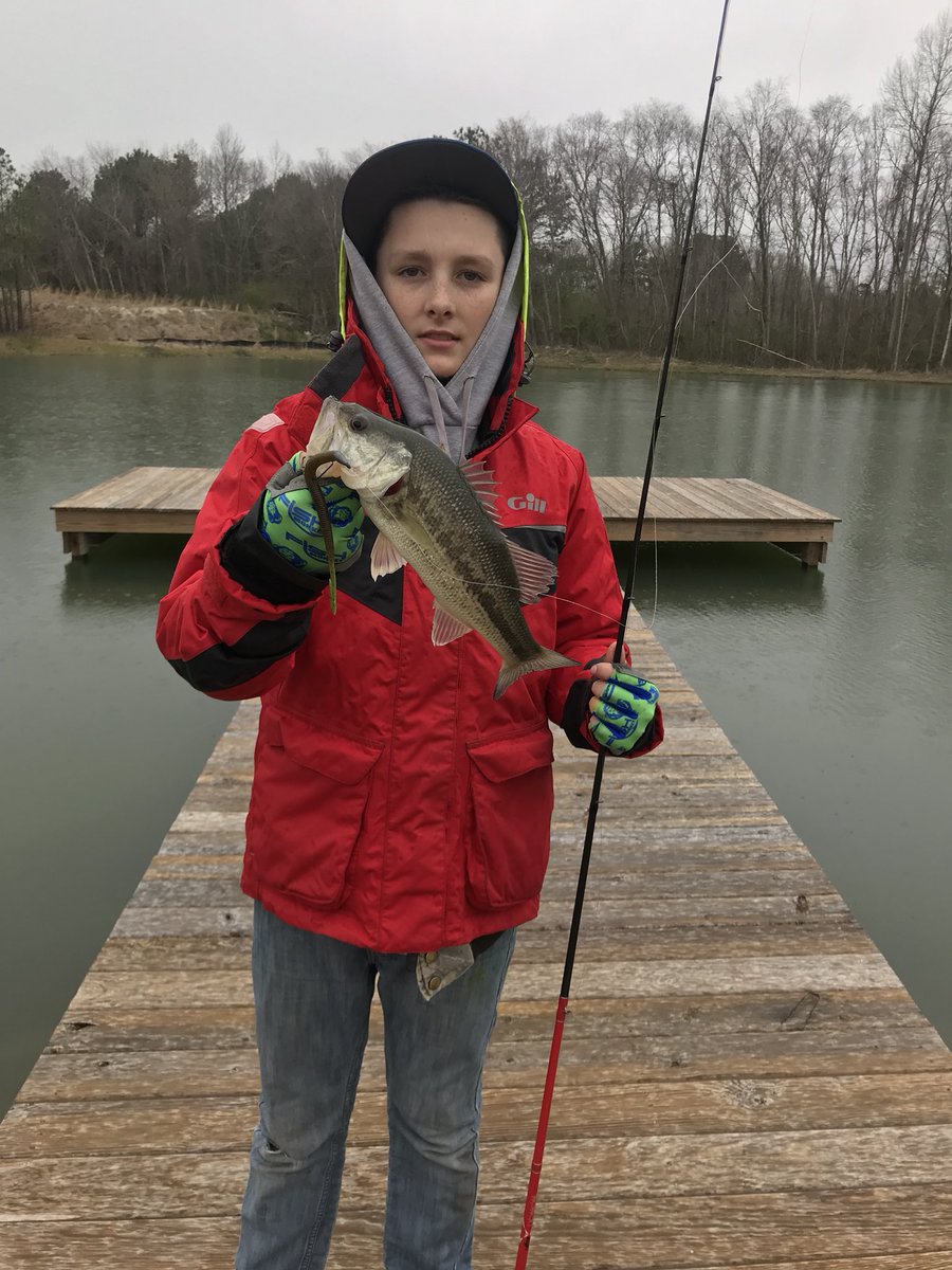 What did this twelve-year-old boy want for his birthday? To catch lots of birthday bass and outfish me, of course. Looks like he got his wish, catching eight to my three. Happy 12th birthday, Tucker! #AirrusRods #HiSeas #TrapperTackle #FishMonkeyGloves #Gill