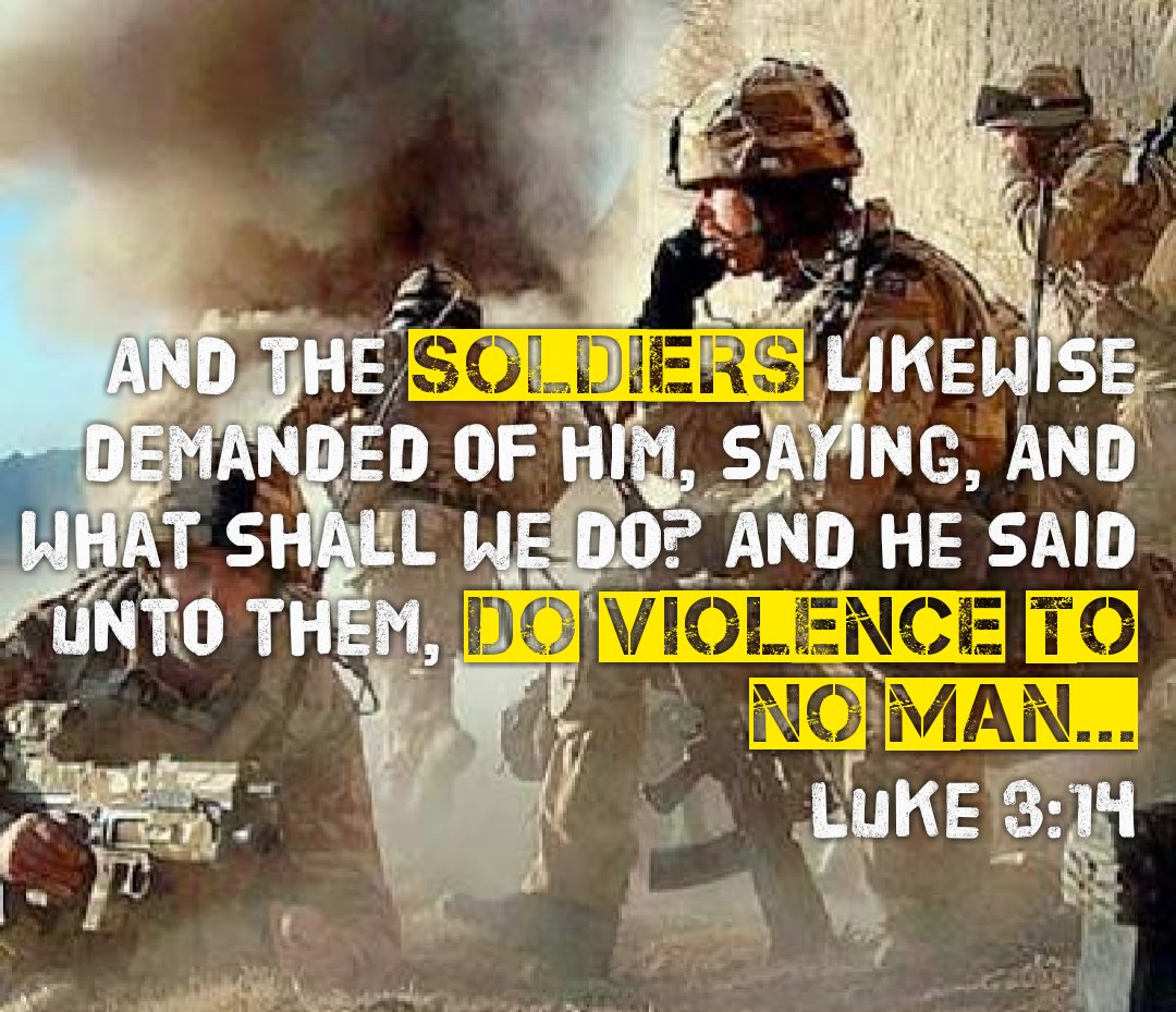 N_ata6ha's tweet photo. John the Baptist replied, saying to the soldiers: "☛Do violence to no man...☚"
https://t.co/DhMtUYwCtc
#EndTimes #LastDays #GreatestTest #LoveYourEnemies #Matt5verse43to46 #LawOfLove https://t.co/m0psbNVF9G