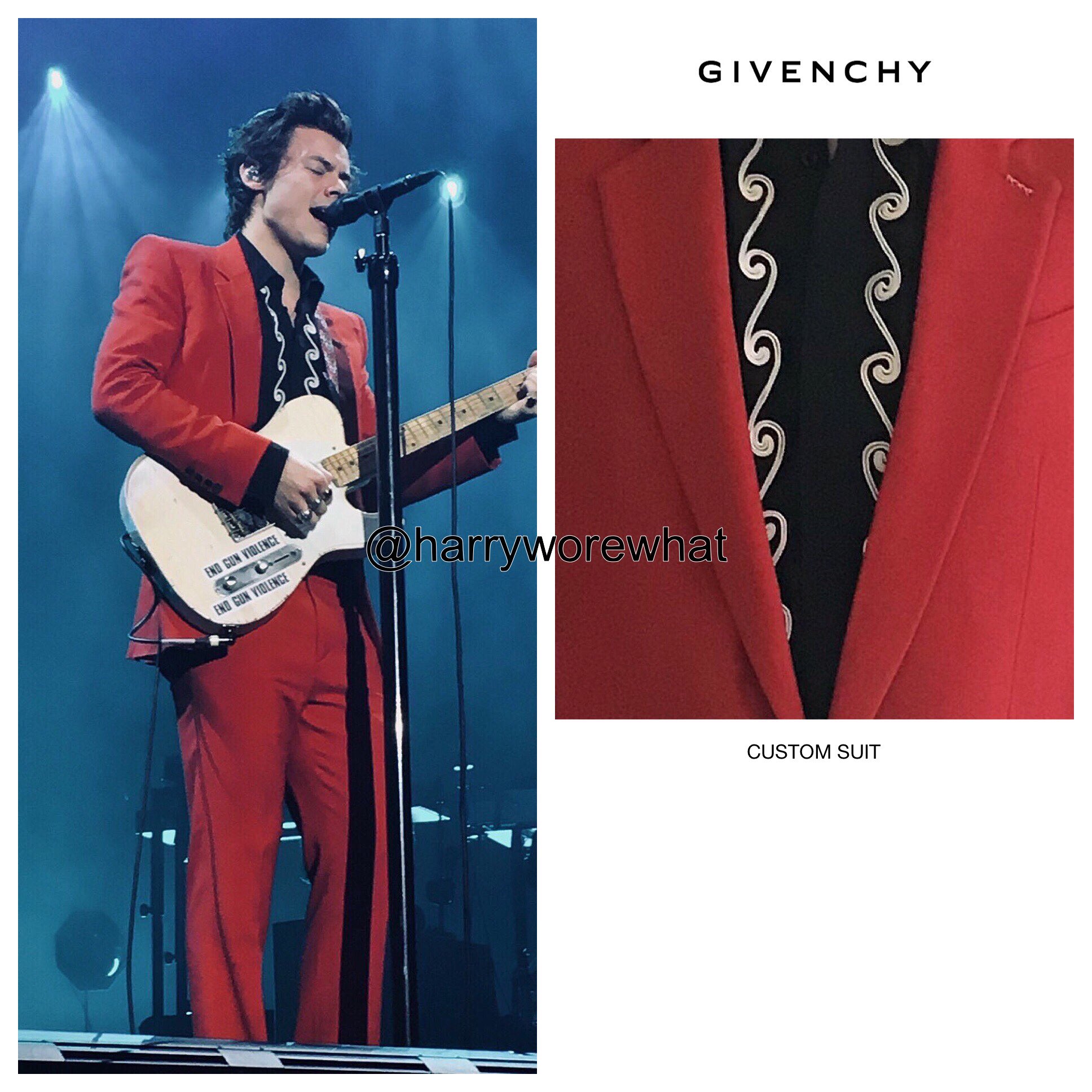 Harry styles givenchy hotsell