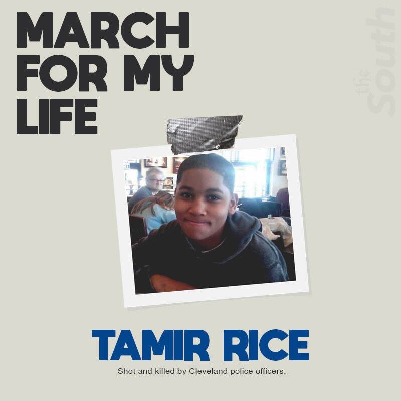 We won’t forget you Tamir.

#tamirrice #marchforourlives #blacklivesmatter #thisthesouth #enough