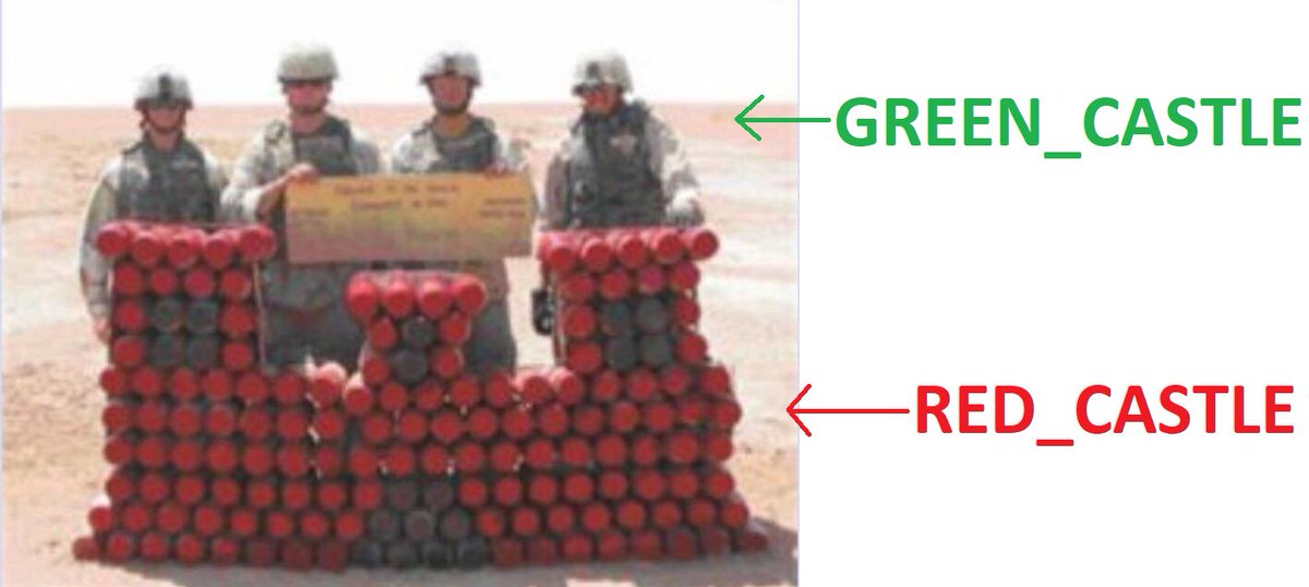 Zobdingo's tweet photo. #RED_CASTLE #GREEN_CASTLE #ArmyCorpsOfEngineers https://t.co/QgpVplqcgF