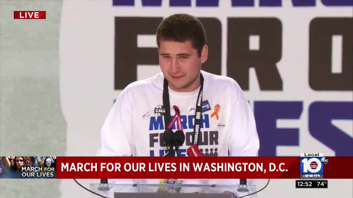 #MarchForOurLives #MSDStrong #GunControlNow activist @al3xw1nd  speech bit.ly/2GjRidk?utm_so… https://t.co/H1pxlctZXI