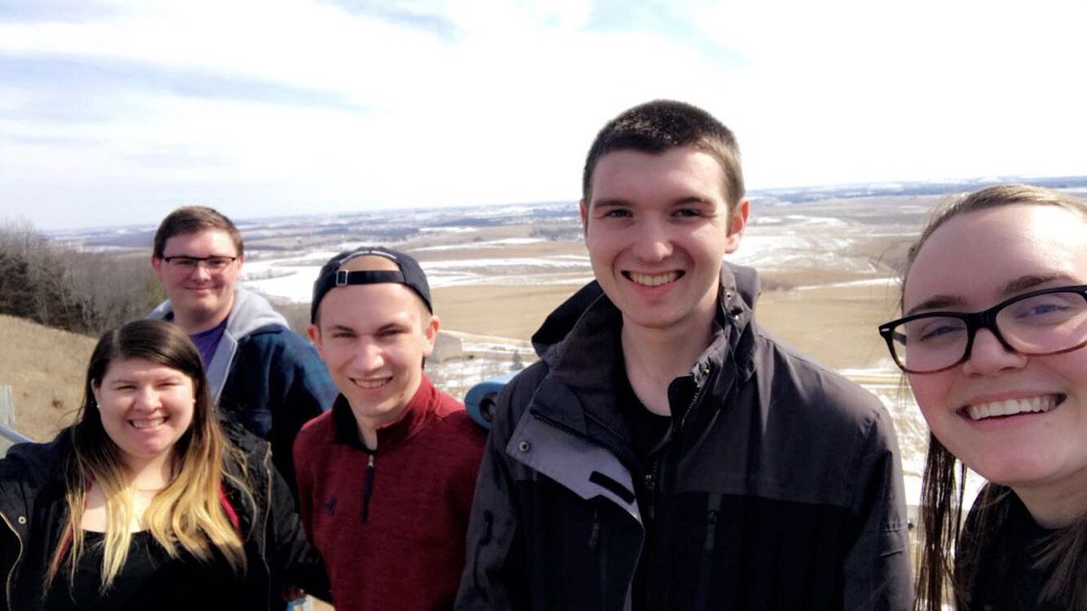 sophi_friendly's tweet photo. This picture is from a trip some Stritch students made independently to see new friends they met through Circle K at UW-Platteville! https://t.co/OdrDadqn7y