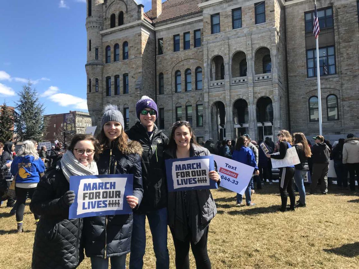 "It's important for us to represent this as students because it is a huge school issue." Marie Mactigue, senior occupational therapy major