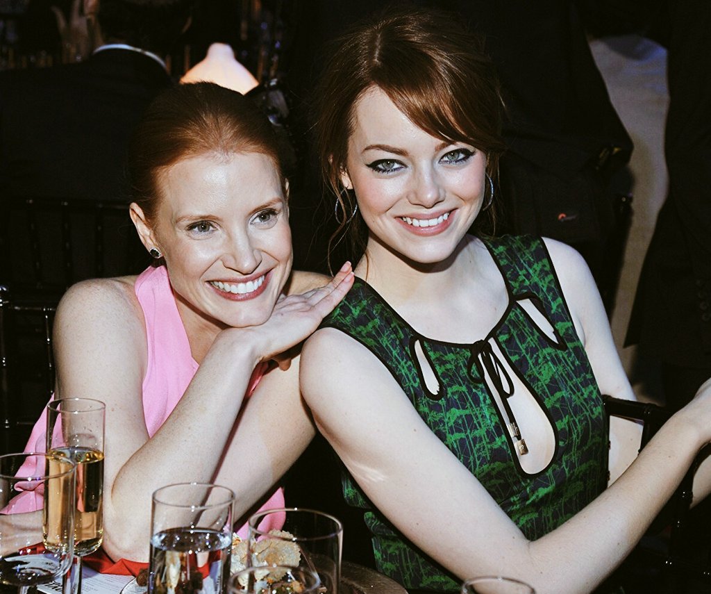 Happy Birthday to the wonderful and one of Emma\s best co-stars, Jessica Chastain.  