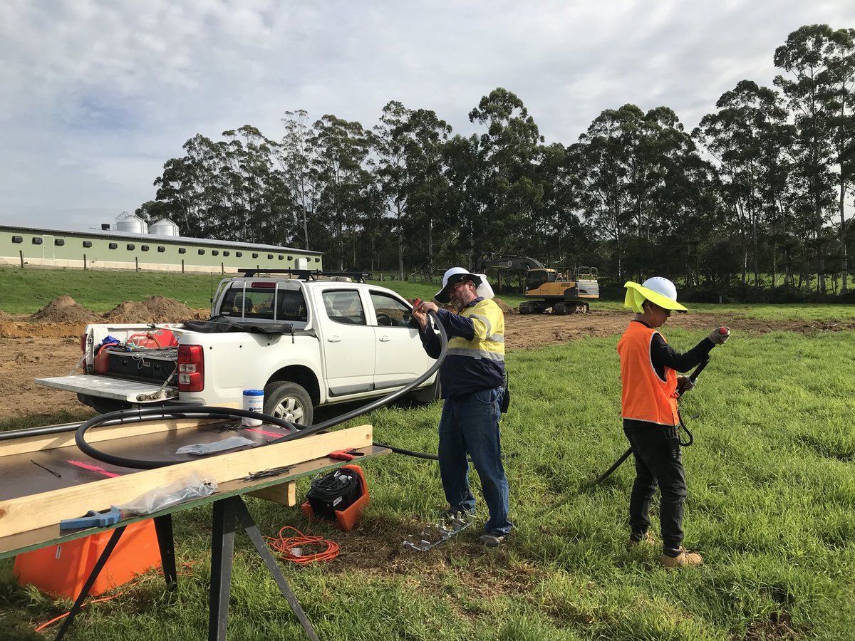 GANarsilio's tweet photo. @engunimelb working closely with industry partners https://t.co/VgdvHksIt6 and @GolderAssociate on an @arc_gov_au Linkage Project to bring #geothermal heating and cooling to rural industries. #handson https://t.co/jniatrYsQZ