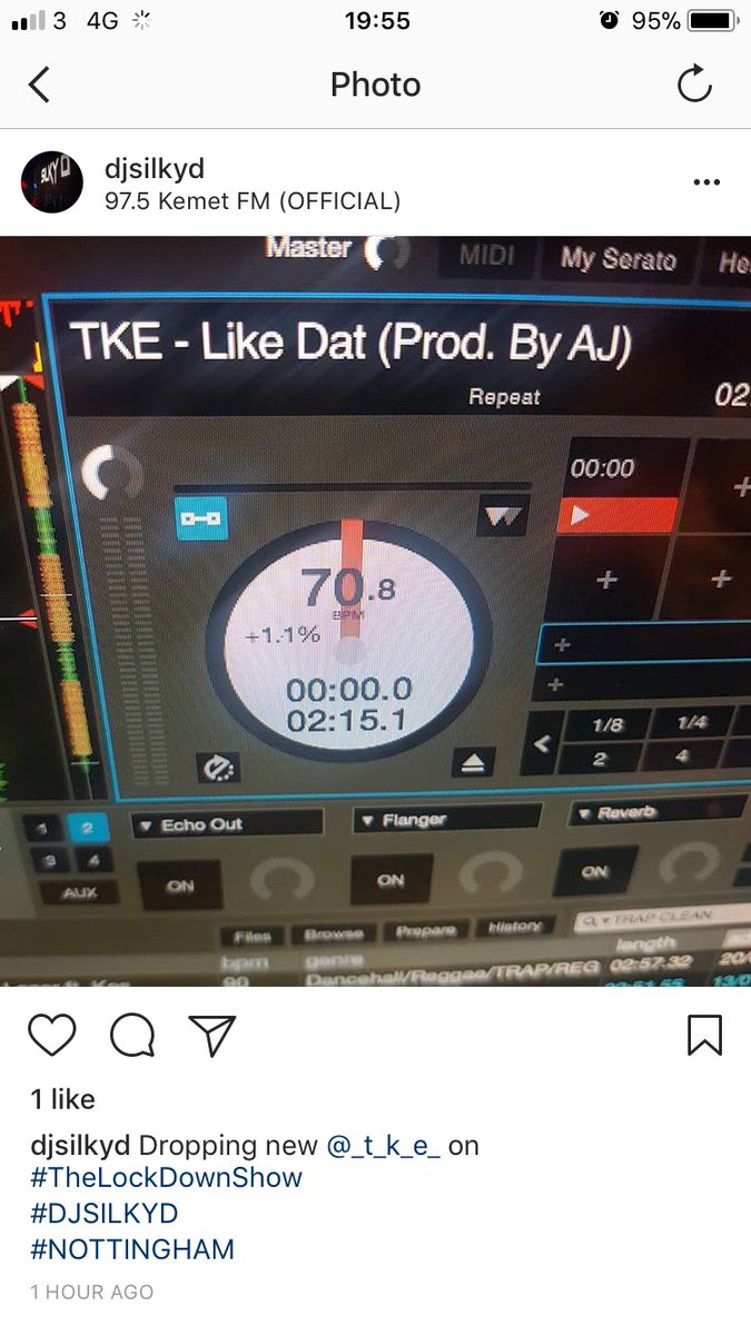TKEnotts's tweet photo. Big up @DJSILKYD for spinning and debuting my new track on @KemetFM #TheLockDownShow
Music video for it will be out soon along with the audio on soundcloud
Produced by @AJ_The_Producer https://t.co/1Xo6PIuX8L