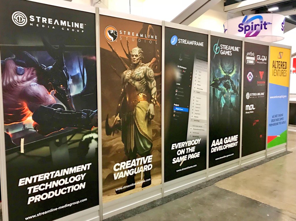 starveup's tweet photo. #GDC18 delivered more than imagined. Result of incredible teamwork dedication & hustle. Thanks @streamlinenews @bilbeny 4 hard work & craft. To @mistahasnul @YasminMDEC 4 the platform to fly from. #MYGameOn #XDS #liftoff #startups #gamedevelopment #indiegamedev #SiSePuede #SEADev https://t.co/WUEU09Zb5K