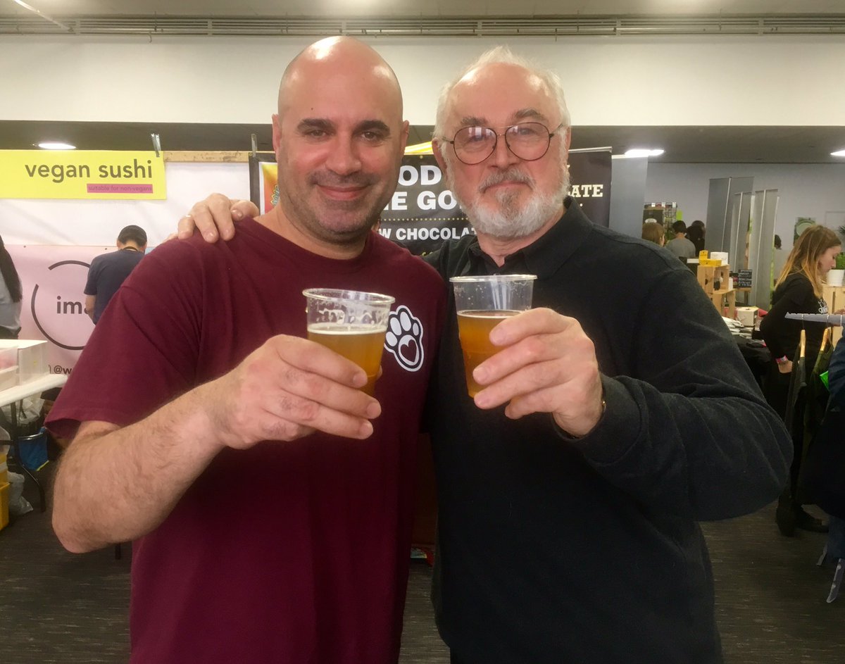 marcthevet's tweet photo. Great day judging &amp; chatting with stallholders at @VegfestUK with my buddy @PeterEgan6 congrats to all acts in #FxEctiveFactor :) #brighton https://t.co/rqV49hOfN3
