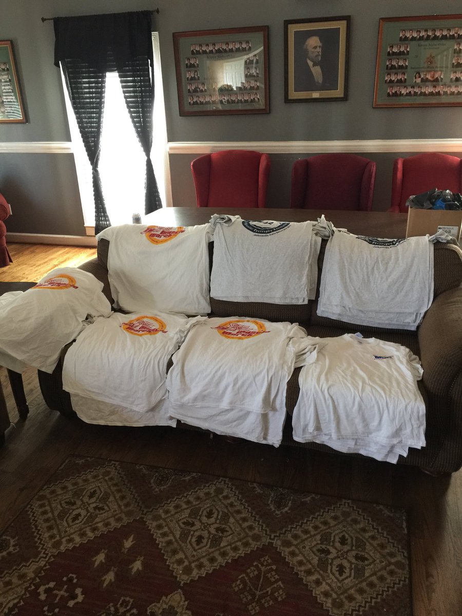 For those that lost their place to stay and might be in need of a few t-shirts, contact a brother or stop by the KA house and we’ll do whatever we can to help