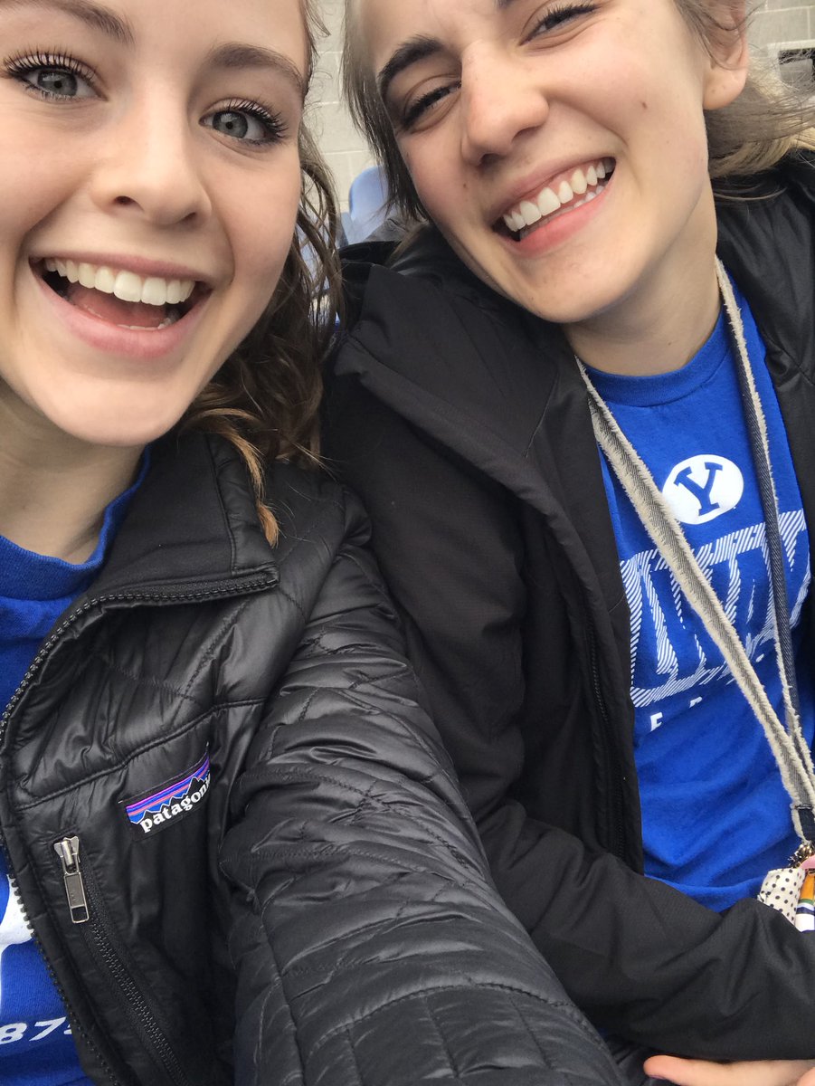 KingRachel45's tweet photo. Sitting in section 5 row 5 seat 1 with the best at the #byubaseball game!!!!!! GO COUGS!!!!! @BYUBaseball https://t.co/oyk6UWrLdf