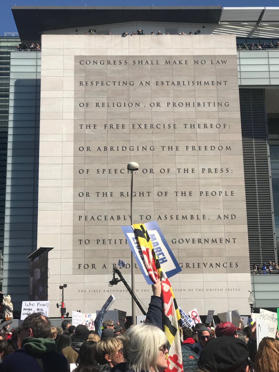 "Congress shall make no law respecting an establishment of religion, or prohibiting the free exercise thereof; or abridging the freedom of speech, or of the press; or the right of the people peaceably to assemble, and to petition the government for a redress of grievances."
