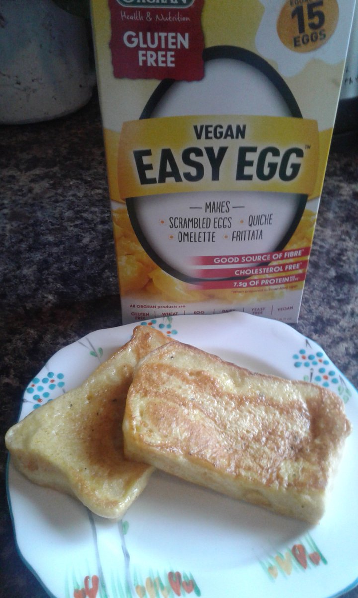 cakequeeeen's tweet photo. #Orgran Finally got hold of some Easy Egg for my #vegan princess, she can now have her egg bread. 😀 https://t.co/ifhCyyhBlc