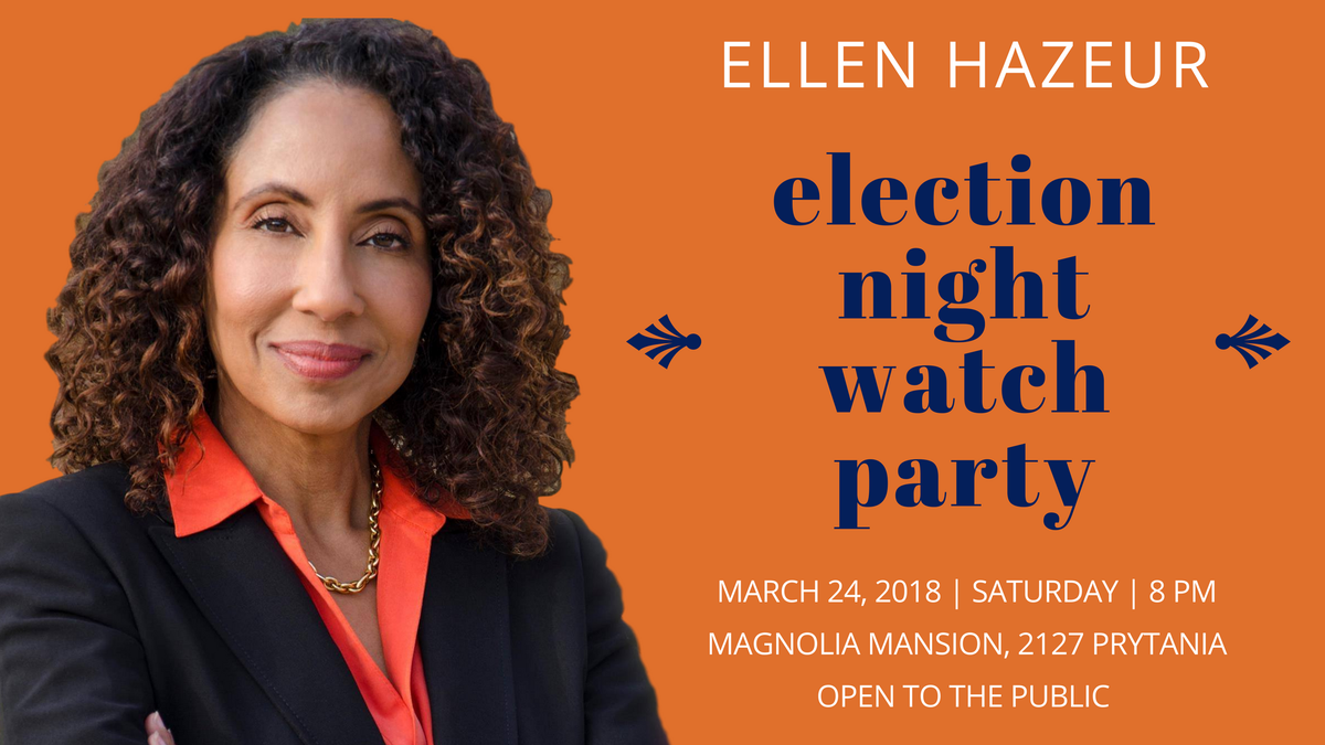 Hazeur4Judge's tweet photo. The polls close tonight at 8 p.m.! I need your vote for Civil District Court Judge! After the polls close, come join me today to watch the election results roll in at Magnolia Mansion! See you tonight. Until then, help us get out the vote! #VoteHazeur4Judge #10 https://t.co/8w9Iwz9DnQ
