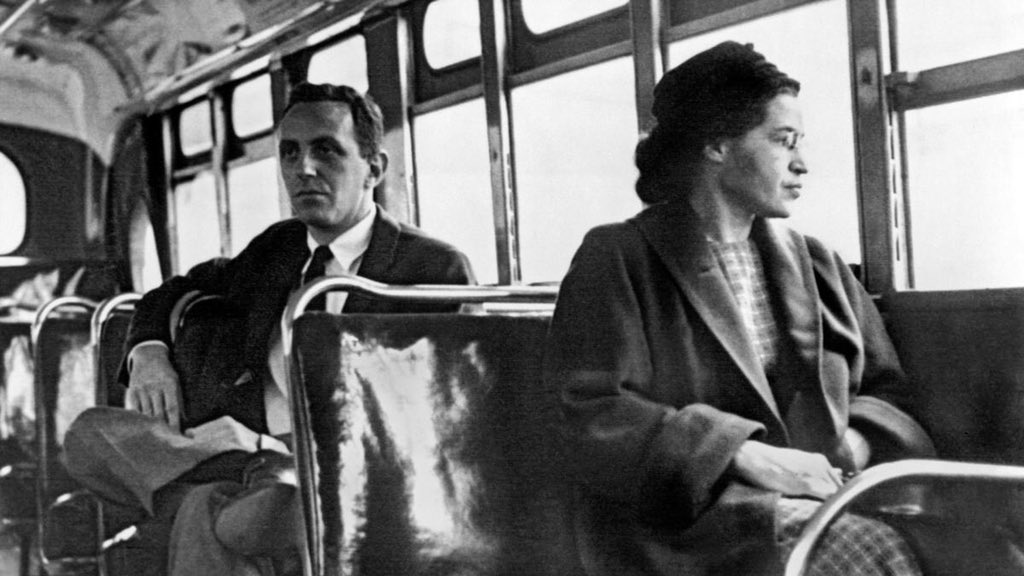 G3Scavenger_Gur's tweet photo. 45. Rosa Parks was an activist in the Civil Rights Movement. She was best known for the role in the Montgomery Bus Boycott. Rosa parks was arrested on December 1 , 1955 for refusing to give up her seat to a white passenger. #TakeAStand #FCShePersisted #MortonPride #Green3 https://t.co/hpiqb34trg
